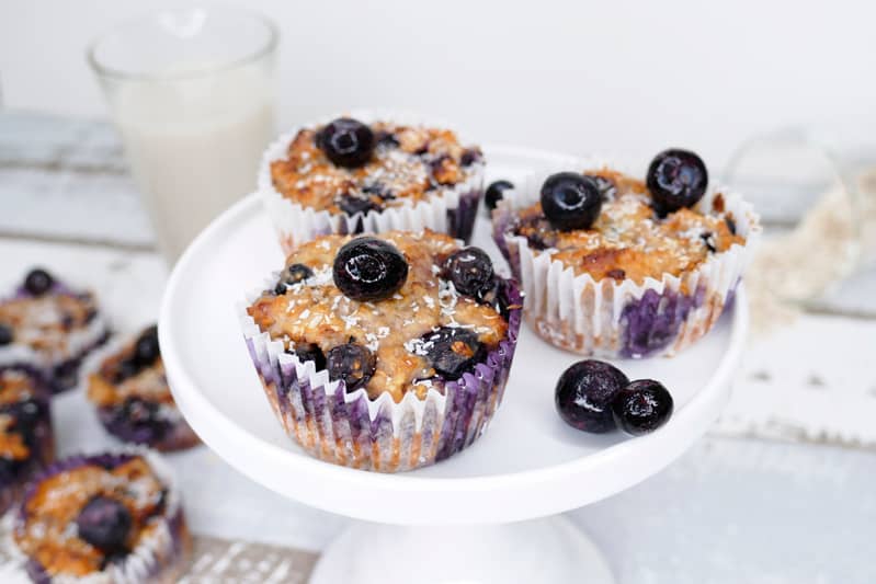 Gesunde Blaubeer Bananen Fr Hst Cksmuffins Cakebee